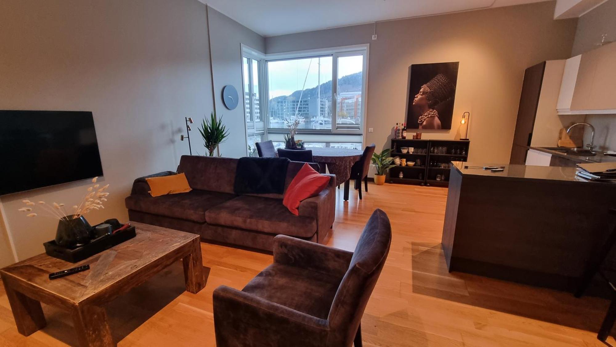 Byleilighet I Sjokanten M Terrasse Μπέργκεν Εξωτερικό φωτογραφία